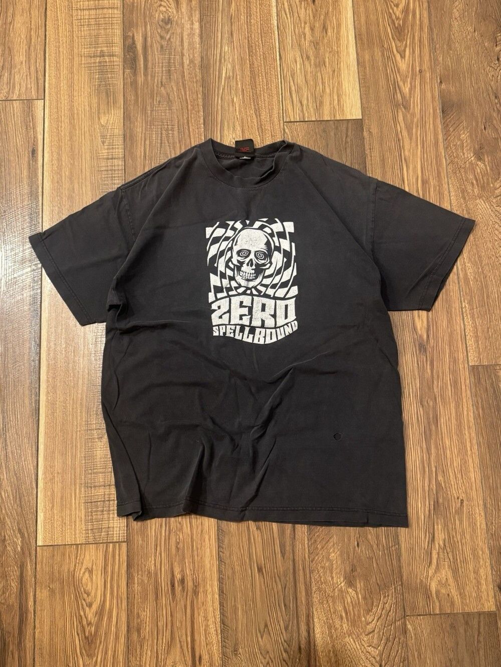 Vintage Powell Peralta T-Shirt Skeleton Skateboard Skater Faded Black XL Y2K 90s